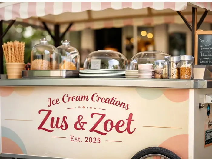 Foodtruck van Zus & Zoet op een evenement